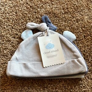 NWT Cloud Island Boy Hat Set 0-3 Month